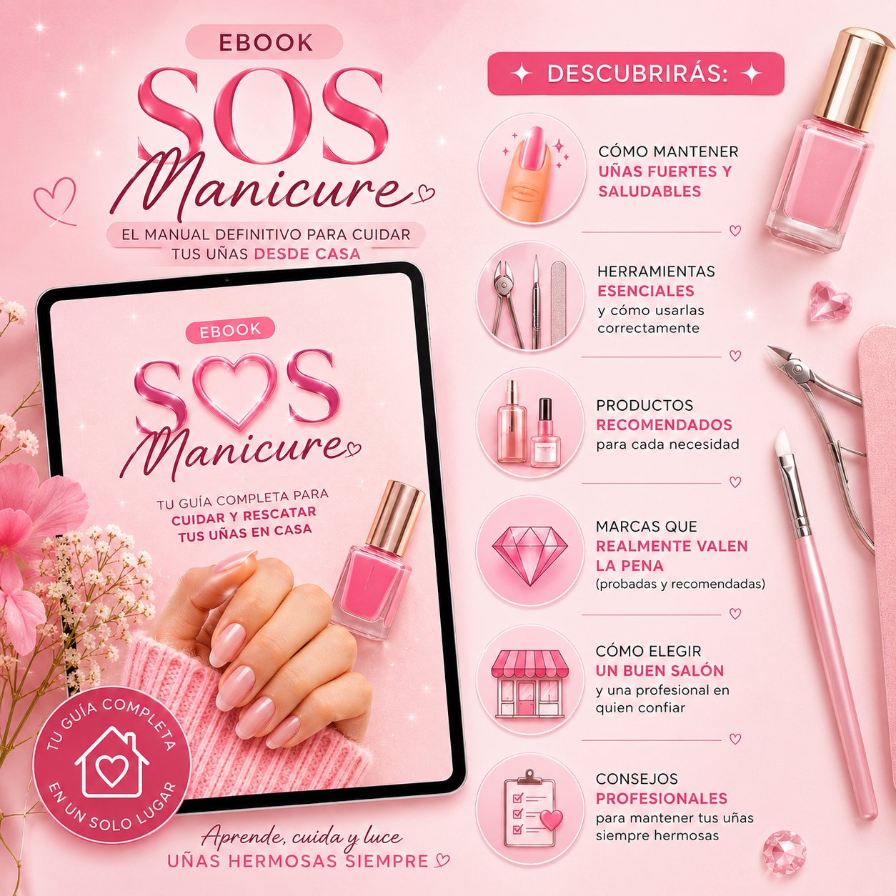 ✨ SOS Manicure | El Método de Rescate para Uñas desde Casa